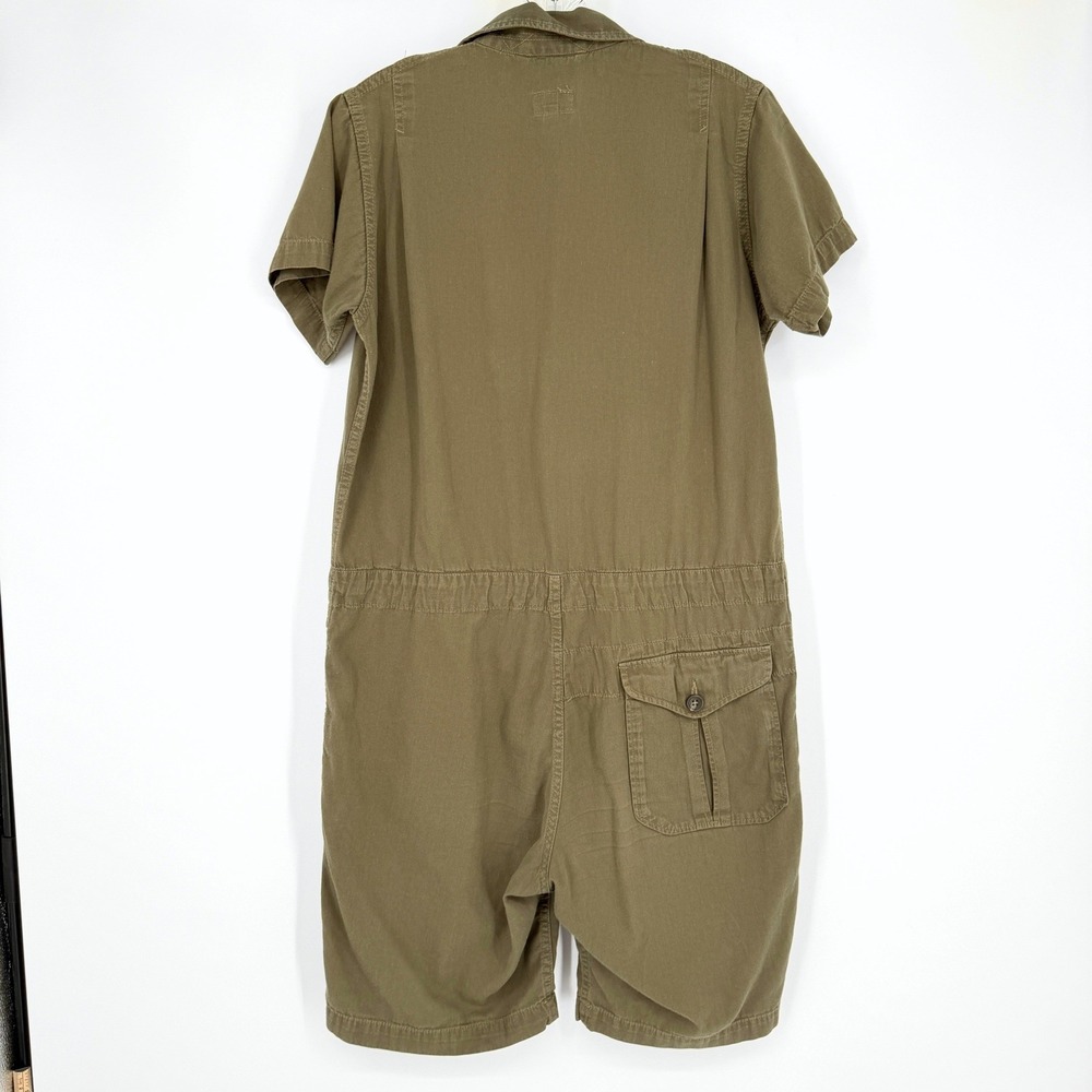 Engineered Garments Combi Suit Olive Green Drab Short Sleeve Utility Boiler Sz 2 - Picture 5 of 16